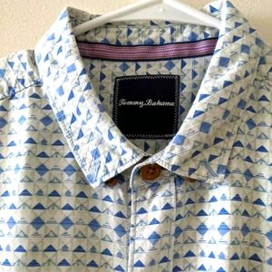 Tommy Bahama Men's Short Sleeve Hawaiian 90%Silk